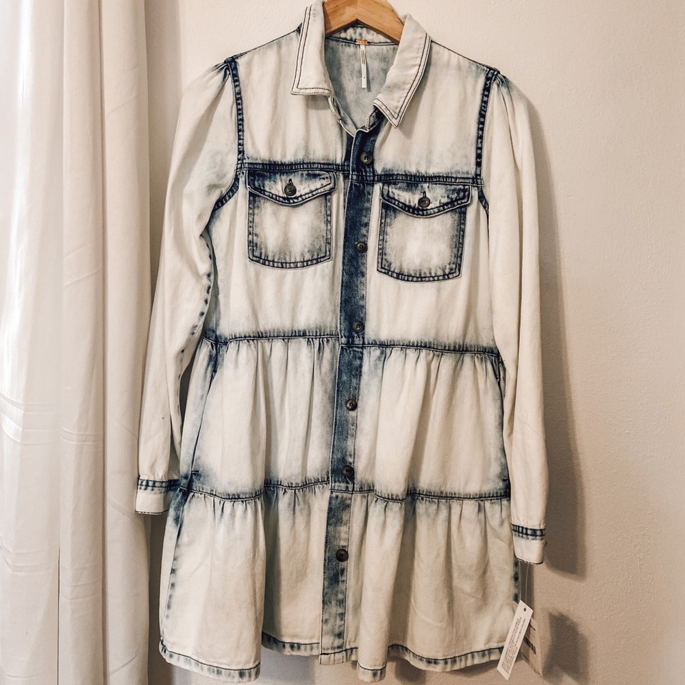 NWT Free People Denim Dress